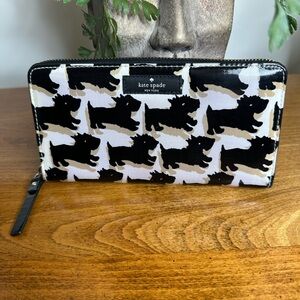 Kate Spade Rate Scotty Dog Wallet EUC